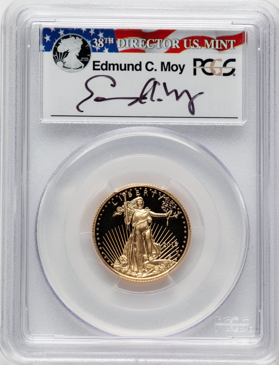 2015-W Gold American Eagle 4-Coin Set FDI Washington PCGS PR70 Ed Moy