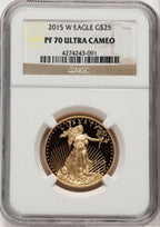2015-W Gold American Eagle 4-Coin Set NGC PF70