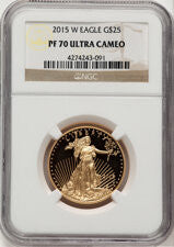 2015-W Gold American Eagle 4-Coin Set NGC PF70