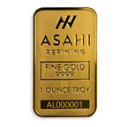 2024 1 oz Asahi Lunar Dragon Gold Bar With Assay