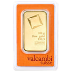 100 Gram Valcambi Gold Bar New w/ Assay