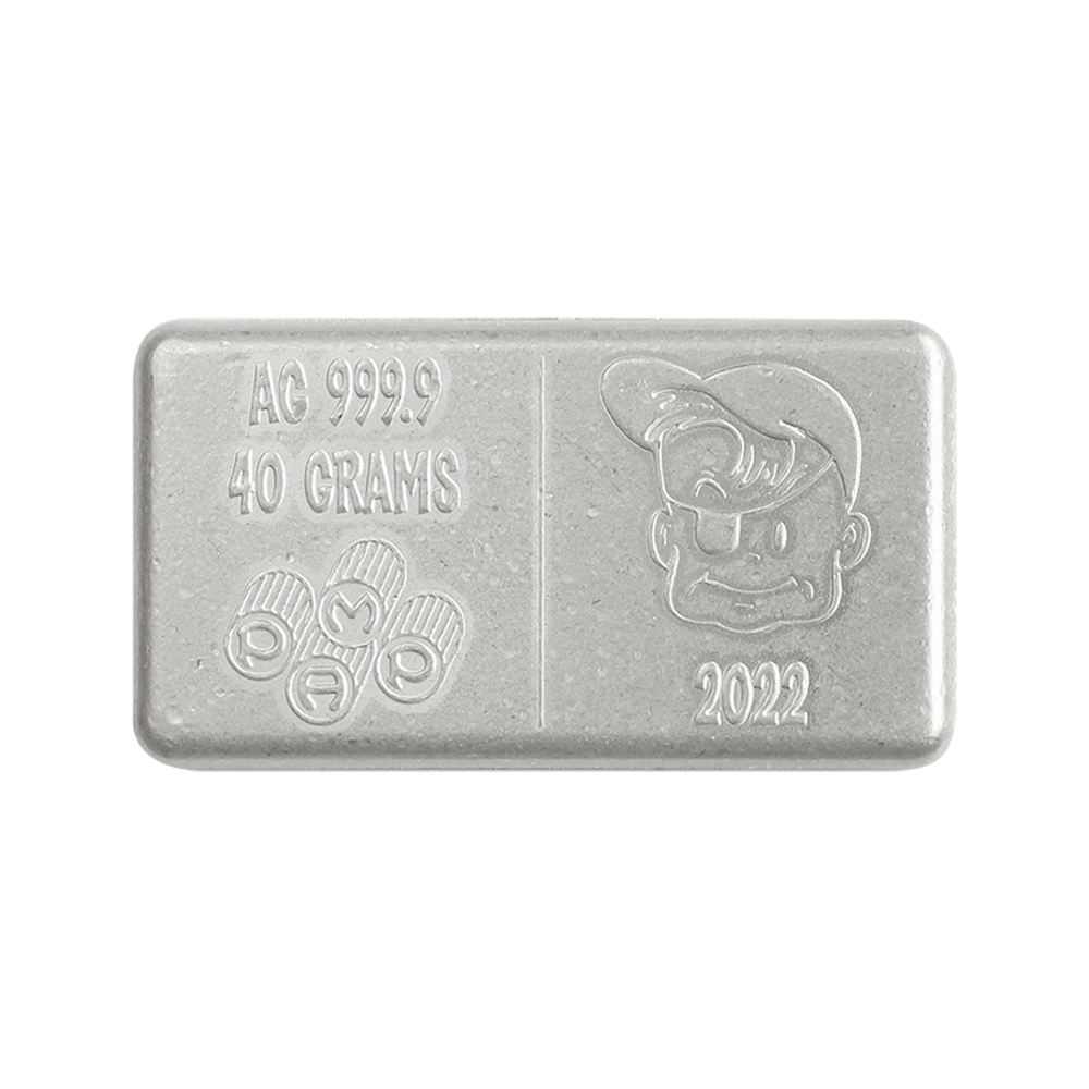 75th Anniversary Bazooka Joe® 40 Gram .9999 Silver Wafer with Comic Strip Box