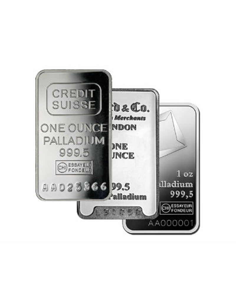 1 oz. Good Delivery .9995 Palladium Bar