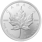 1 OZ CANADIAN PALLADIUM MAPLE LEAF