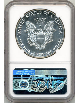 1987-S Silver American Eagle NGC MS70 Bridge Label
