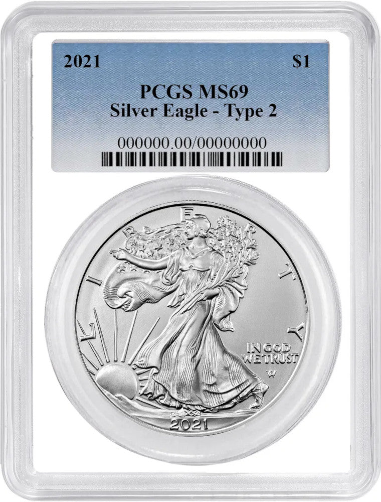 1986-2025 American Silver Eagle 41-pc Set PCGS MS69 (3 PCGS Boxes)