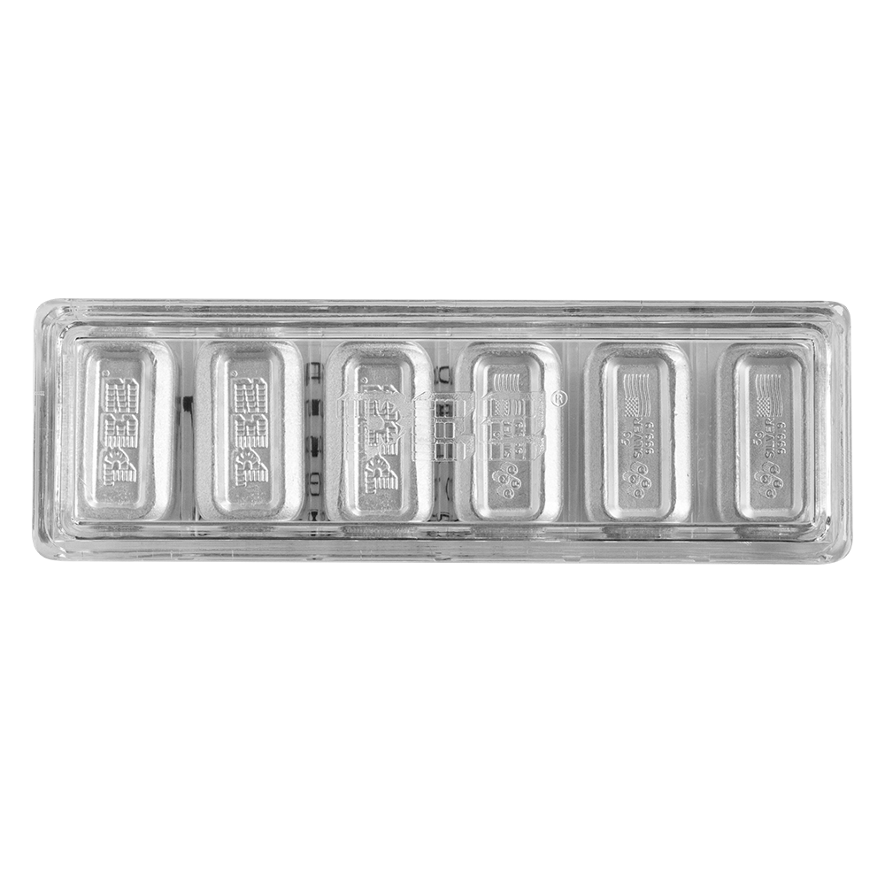 2024 PEZ® Gift Set w/4th of July Dispenser & 6x5 g Silver Wafers