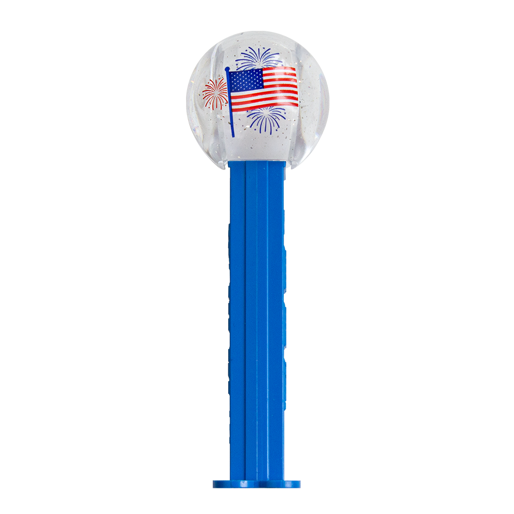 2024 PEZ® Gift Set w/4th of July Dispenser & 6x5 g Silver Wafers