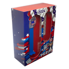 2024 PEZ® Gift Set w/4th of July Dispenser & 6x5 g Silver Wafers