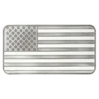 10 oz. Highland Mint Silver Bar U.S. Flag Design