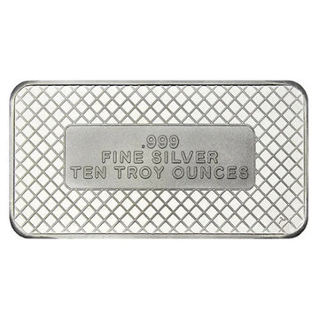 10 oz. Highland Mint Silver Bar U.S. Flag Design
