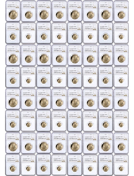 1986-2025 American Gold Eagles Complete Date Run NGC PF70 Set of 156