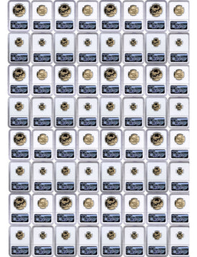 1986-2025 American Gold Eagles Complete Date Run NGC PF70 Set of 156