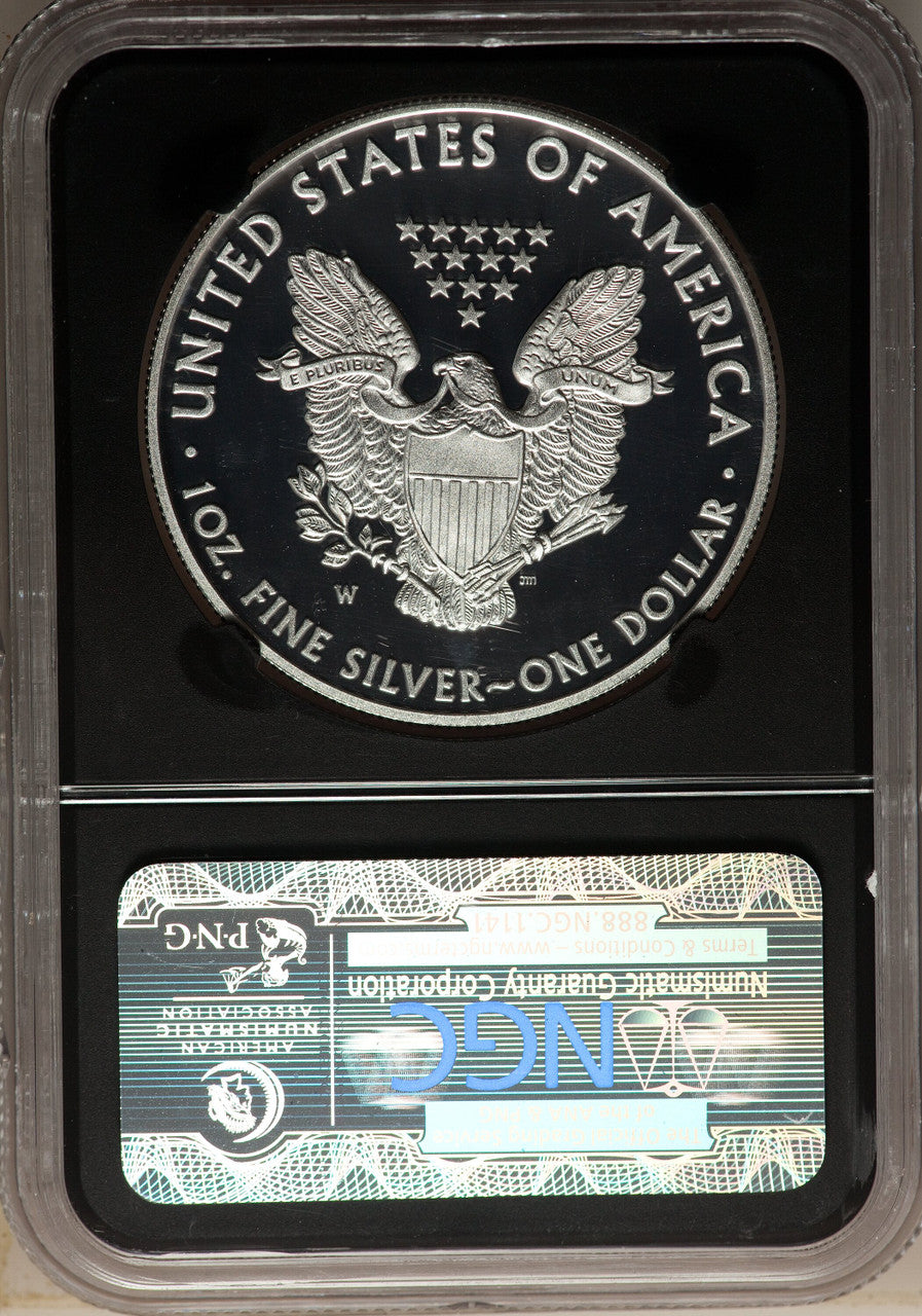 2015-W S$1 Silver Eagle First Strike NGC PF70