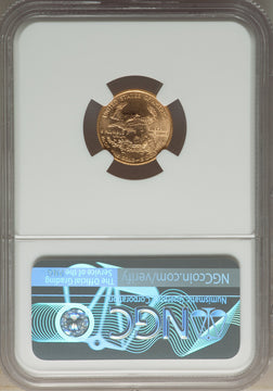 1995 $5 Tenth-Ounce Gold Eagle NGC MS70