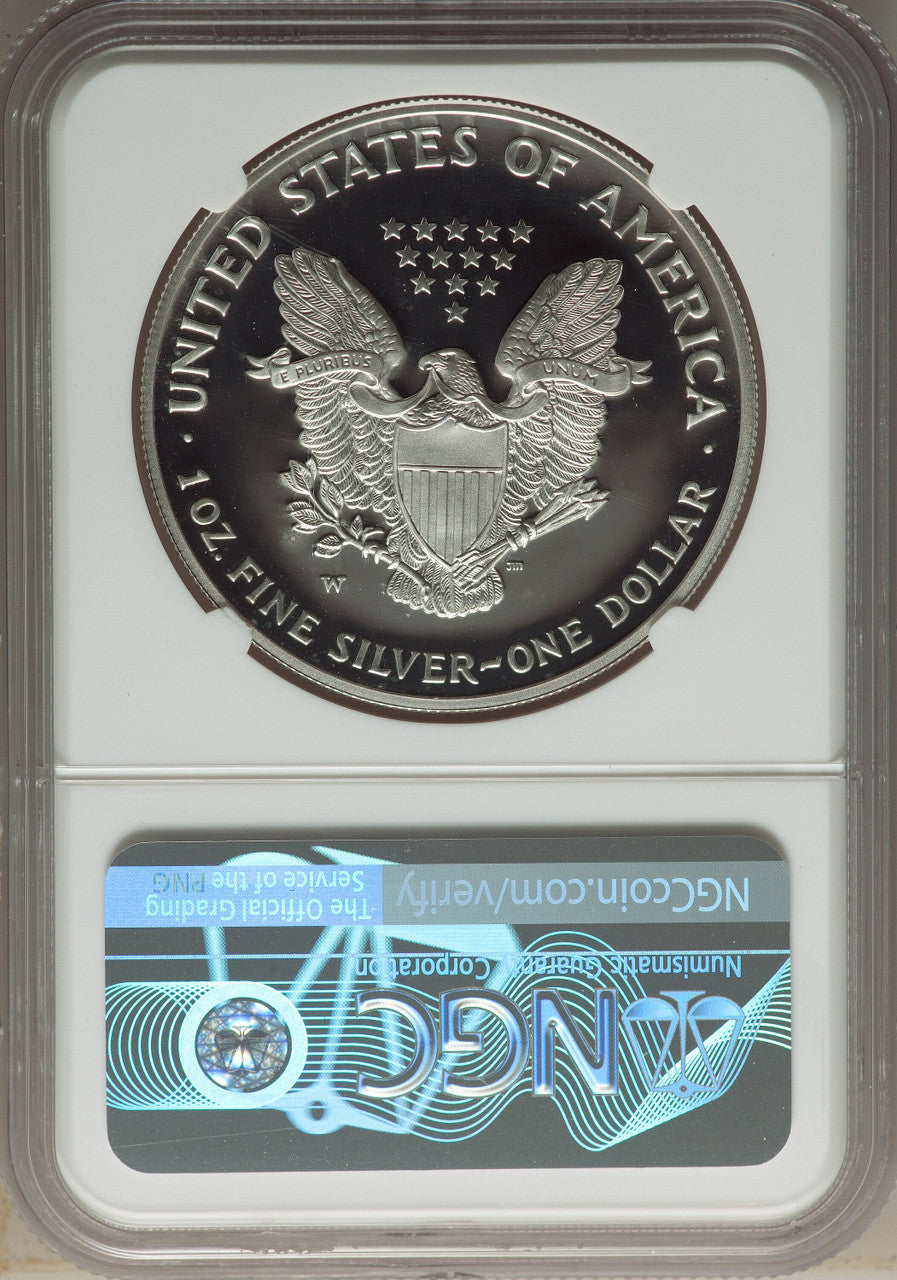 2004-W S$1 Silver Eagle NGC PF70