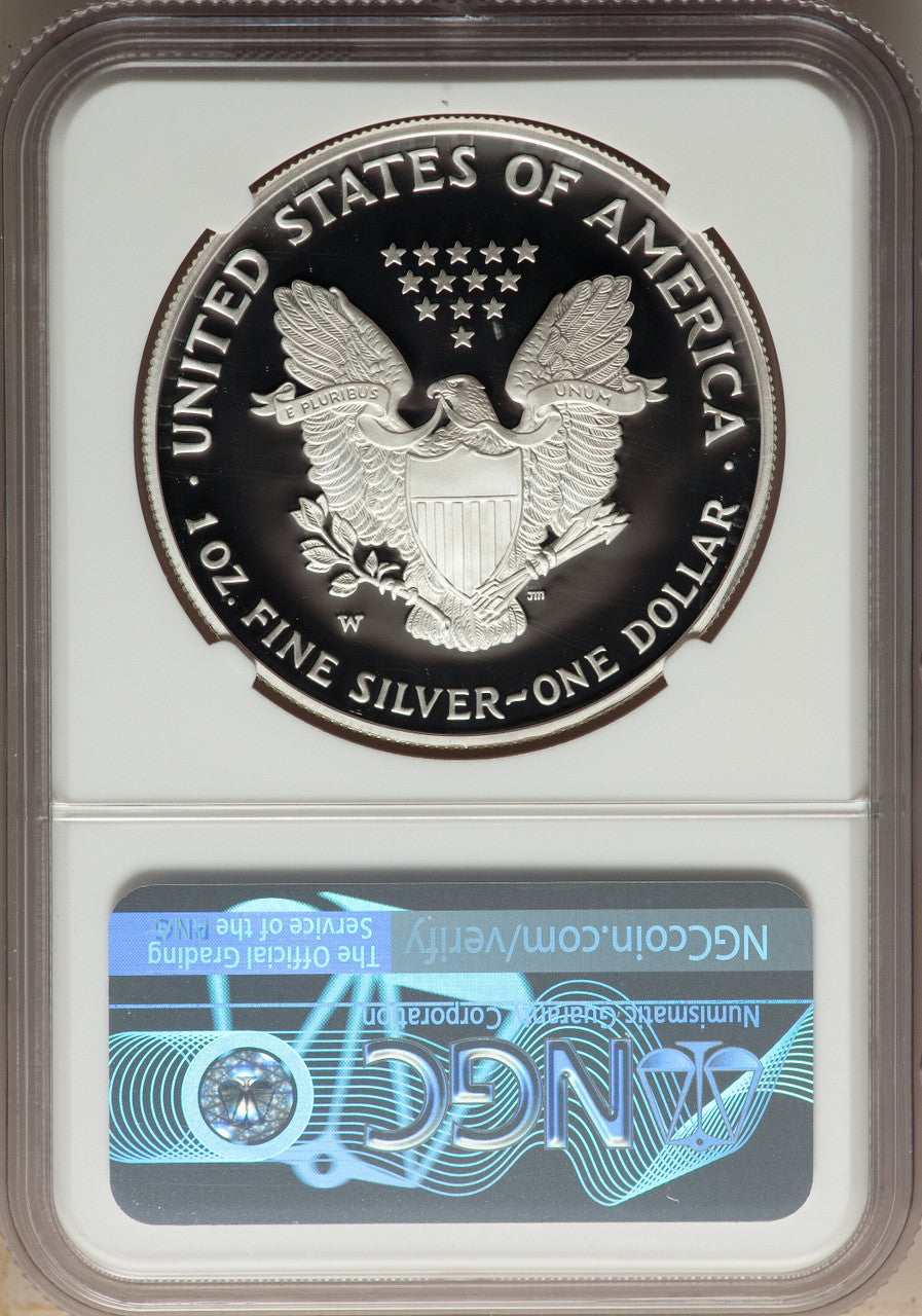 2005-W S$1 Silver Eagle NGC PF70