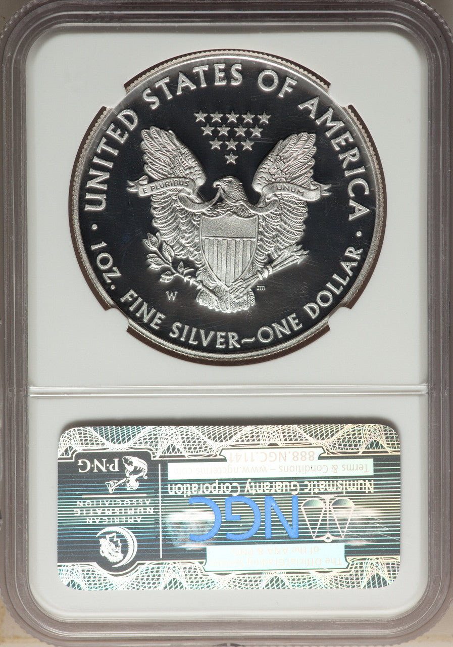 2015-W S$1 Silver Eagle First Strike NGC PF70