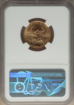 1999 $10 Quarter-Ounce Gold Eagle NGC MS70