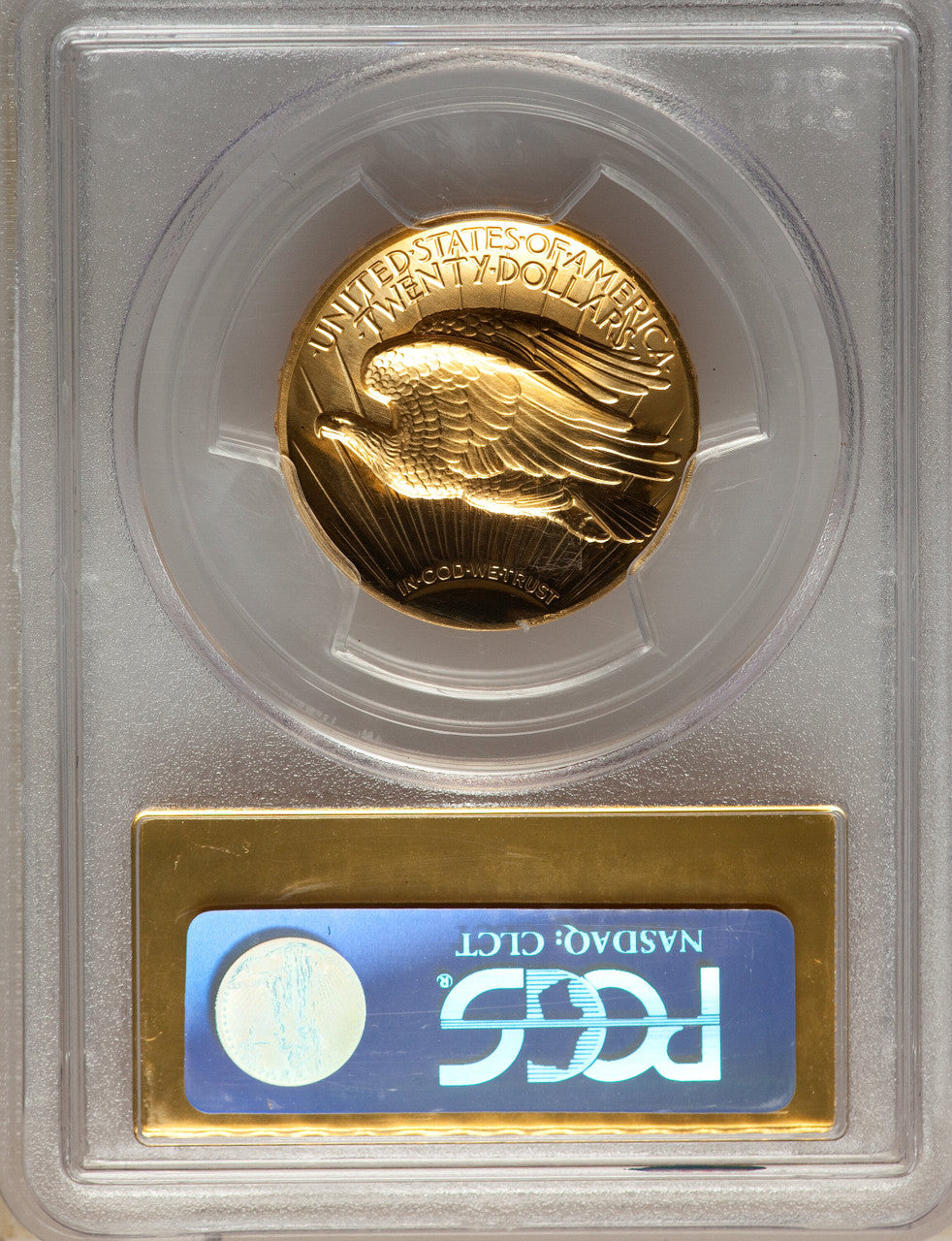 2009 $20 One-Ounce Gold Ultra High Relief Twenty Dollar PCGS MS70
