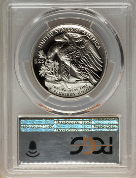 2021-W $25 Palladium FDI PCGS PR70