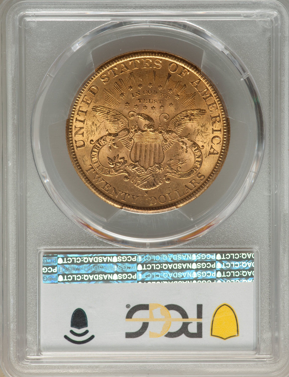 1893-S $20 Liberty Double Eagle PCGS MS61