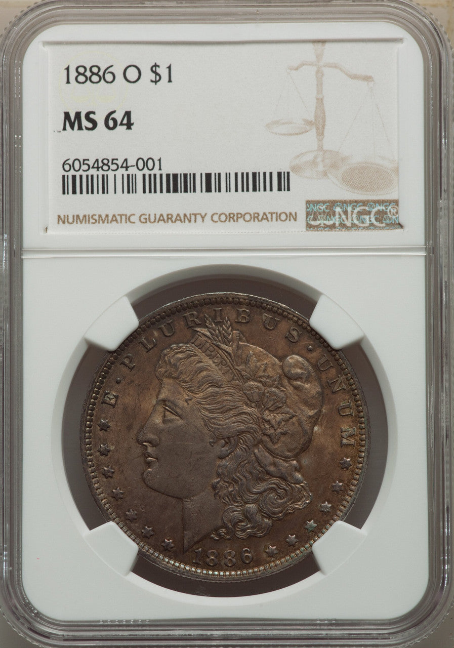 1886-O S$1 Morgan Dollar NGC MS64