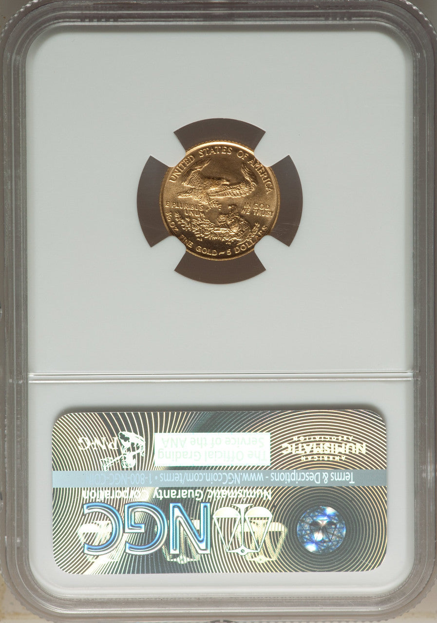 1990 $5 Tenth-Ounce Gold Eagle NGC MS69
