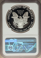 2007-W S$1 Silver Eagle NGC PF70