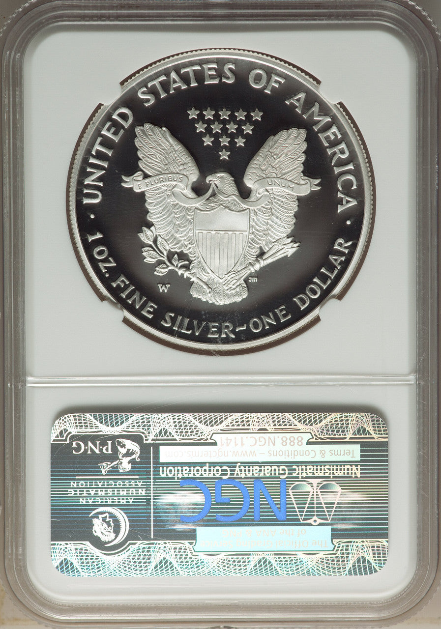 2004-W S$1 Silver Eagle NGC PF70