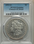 1893-O S$1 Morgan Dollar Genuine PCGS XF40