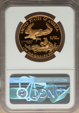1989-W $50 One-Ounce Gold Eagle NGC MS70