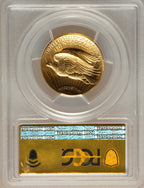 2009 $20 One-Ounce Gold Ultra High Relief Twenty Dollar PCGS MS70