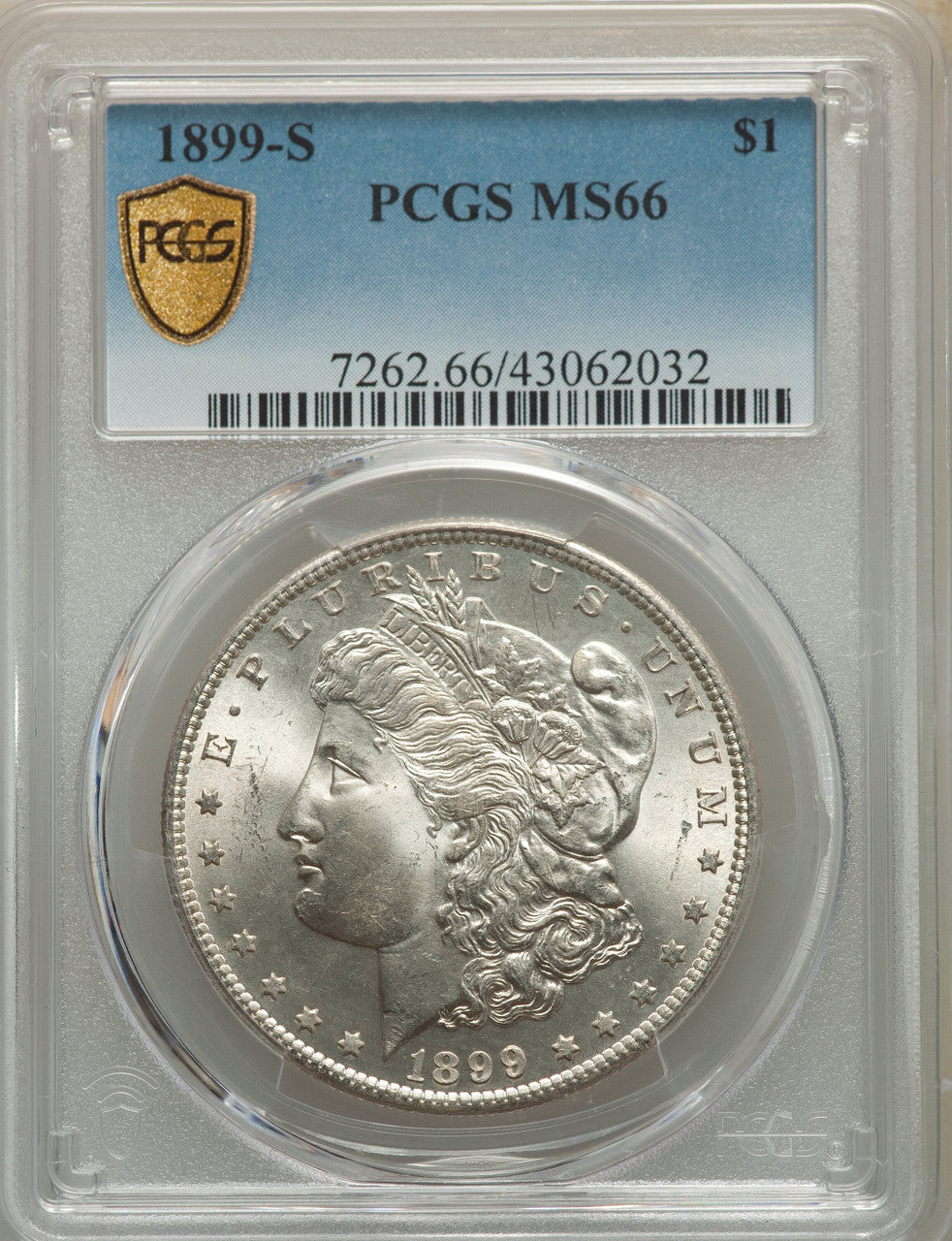 1899-S S$1 Morgan Dollar PCGS MS66