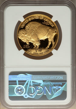 2021-W G$50 Gold Buffalo First Day of Issue NGC PF70 Ultra Cameo