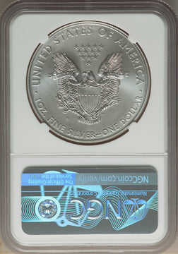 2011-W S$1 Silver Eagle Burnished First Strike SP Modern Bullion Coins NGC MS70