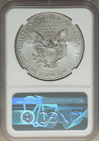2014-W S$1 Silver Eagle Burnished First Strike SP NGC MS70