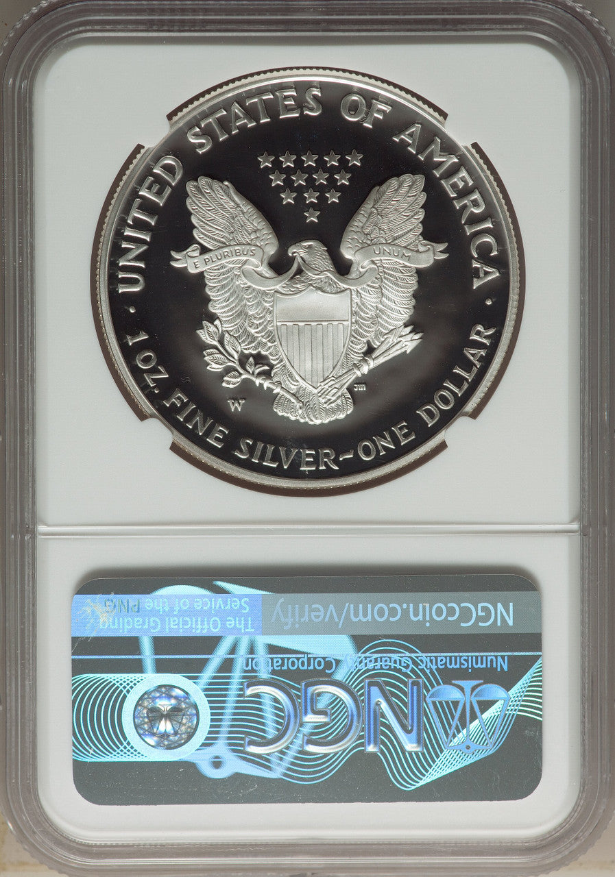 2004-W S$1 Silver Eagle NGC PF70