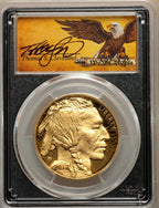 2019-W $50 One-Ounce American Buffalo .9999 Fine Gold First Day of Issue Cleveland Scroll PCGS PR70