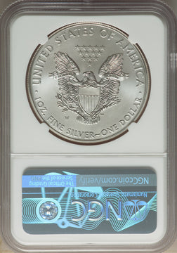 2011-W S$1 Silver Eagle Burnished SP Modern Bullion Coins NGC MS70