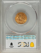 1925-D $2.50 Indian Quarter Eagle PCGS MS65