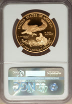 2007-W $50 One-Ounce Gold Eagle NGC PF70 Ultra Cameo Ed Moy Signed