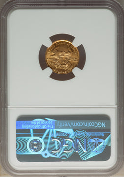 1987 $5 Tenth-Ounce Gold Eagle NGC MS69