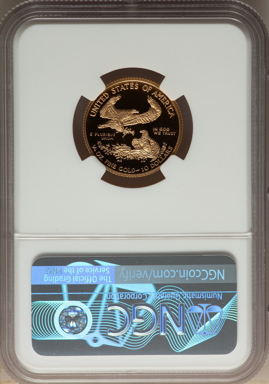 2019-W $10 Quarter-Ounce Gold Eagle NGC PF70
