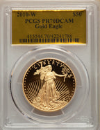 2010-W $50 One-Ounce Gold Eagle PCGS PR70