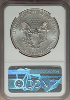 2014-W S$1 Silver Eagle Burnished First Strike SP NGC MS70