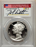 2021-W $25 Palladium FDI Dannreuther Sig PCGS PR70