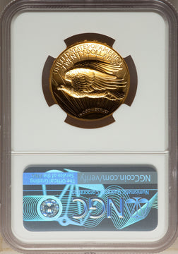 2009 $20 One-Ounce Gold Ultra High Relief Twenty Dollar Deep Mirror Prooflike NGC MS70