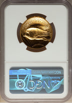 2009 $20 One-Ounce Gold Ultra High Relief Twenty Dollar Deep Mirror Prooflike NGC MS70