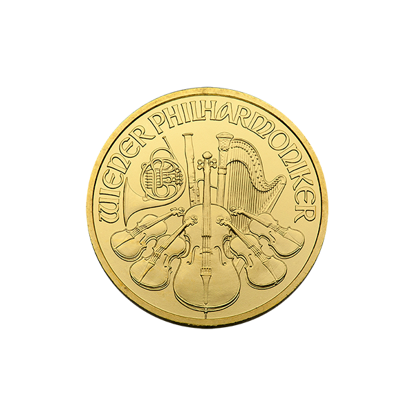 1/4 OZ AUSTRIAN GOLD PHILHARMONIC